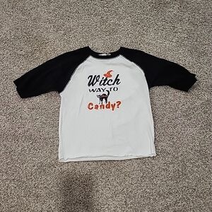 Live & Tell Youth XS Halloween 3/4 sleeve tee shirt